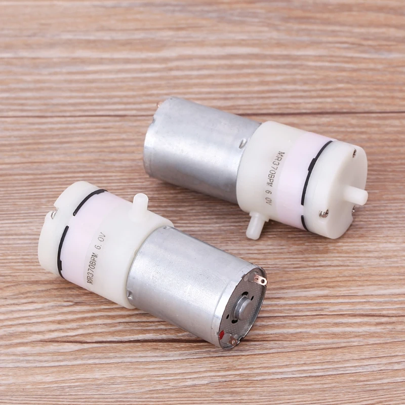 2x DC 3 V-6 V 5V 370 мотор микро мини воздушный насос вакуумный для аквариума кислородный N1HA