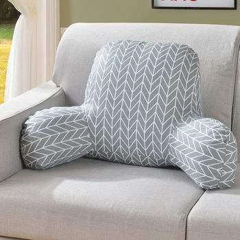 

Sofa Backrest Cotton-Linen Pillows Chinese Style Cushion Compound Human Aesthetics Waist Pad with Armrests Pillow Imitation Cott