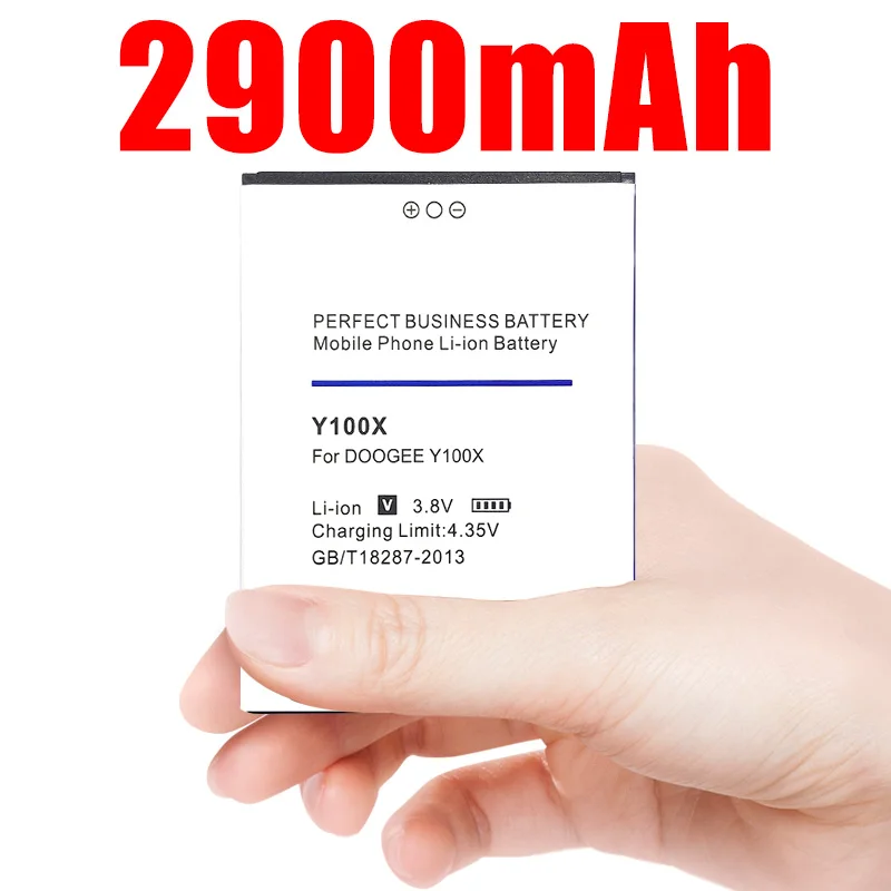 

2900mAh High Quality Backup Bateria NOVA For Doogee Y100X Battery Smartphone