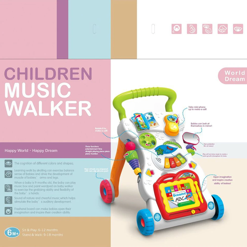 children musical walker