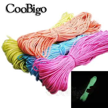 

10Ft~328Ft Mil Spec Glow in the Dark Parachute 550 Cord Rope Type III 7 Core Strand Paracord Bracelet Buckle DIY Kids Craft