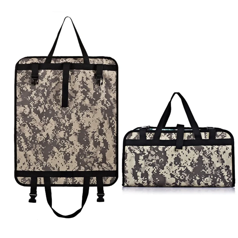 Waterproof Oxford Cloth Car Seat Back Storage Bags MulTifunction Pink Camouflage IPAD Phone Kettle Storage Beach Play Travel Bag