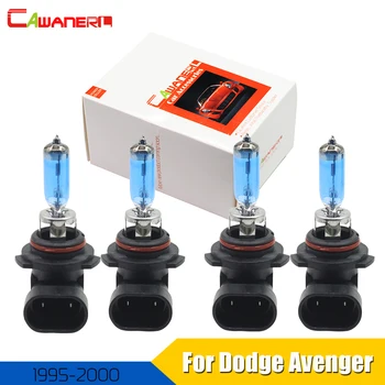 

Cawanerl For Dodge Avenger Coupe 1995-2000 9005 + 9006 100W Car Headlight Light High Low Beam Halogen Lamp 4300K 12V 4 Pieces