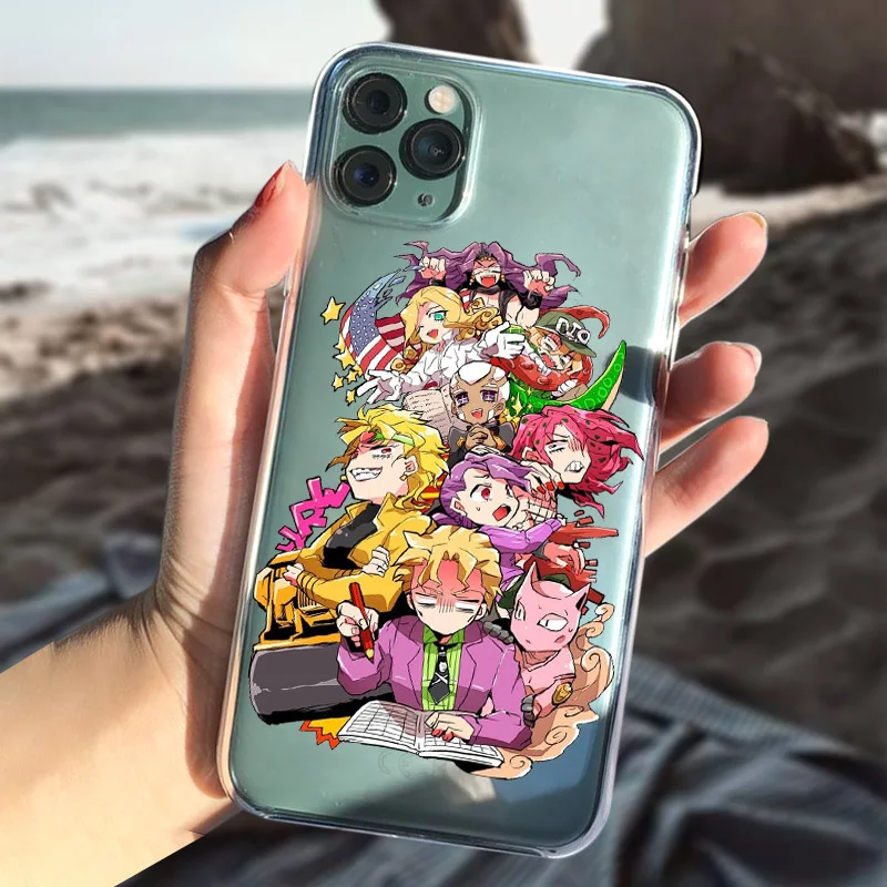 TPU JOJO 39 s причудливые Приключения японский чехол для телефона аниме для iPhone 11 Pro 7 8 6 plus 6s X XS max XR 5 5S SE Suave TPU Fundas Coque - Цвет: TPU
