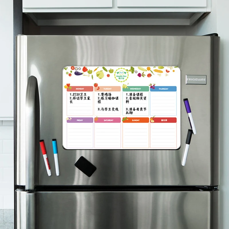 

Magnetic soft whiteboard refrigerator stickers erasable memo message board office teaching practice writing board door stickers