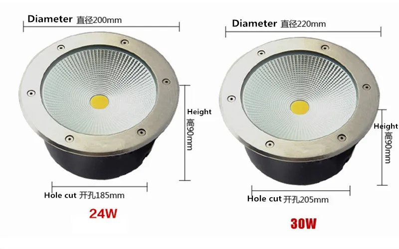 iluminação embutida, à prova d'água, embutida, para ambientes externos