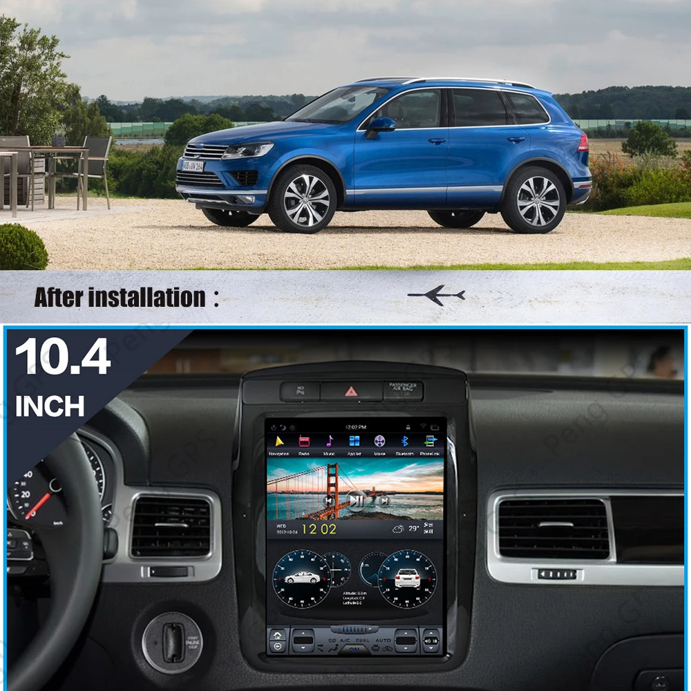 Автомобильный мультимедийный плеер для Volkswagen VW Touareg 2010 2019 Android Радио Аудио