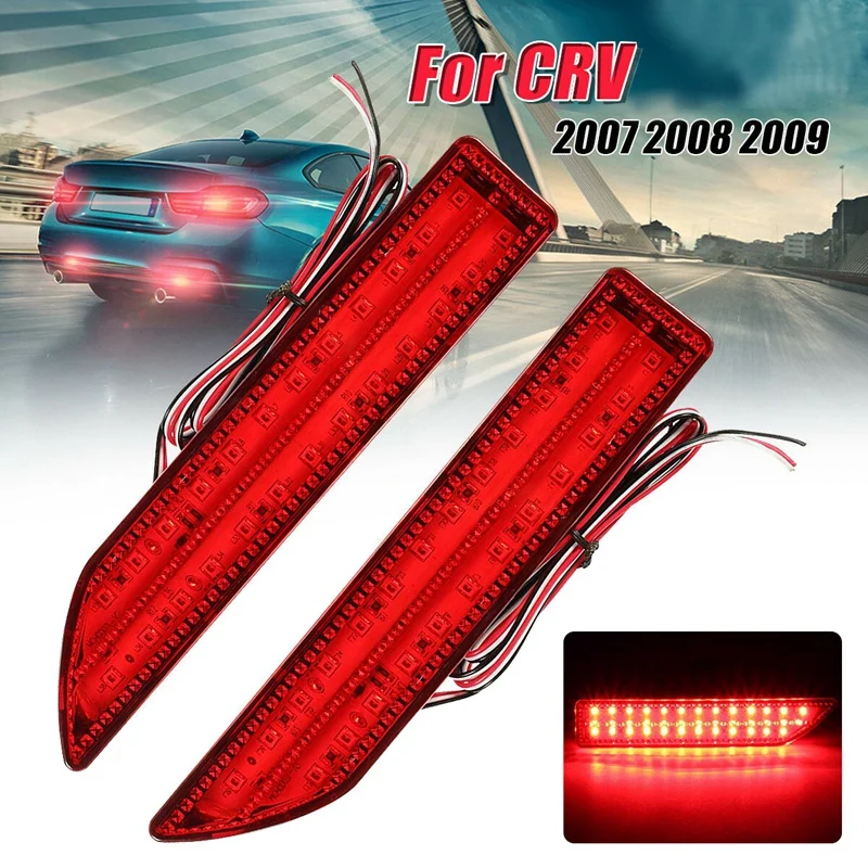 Car LED Rear Bumper Reflector Brake Light Tail Lamp for Honda CRV 2007-2009 |