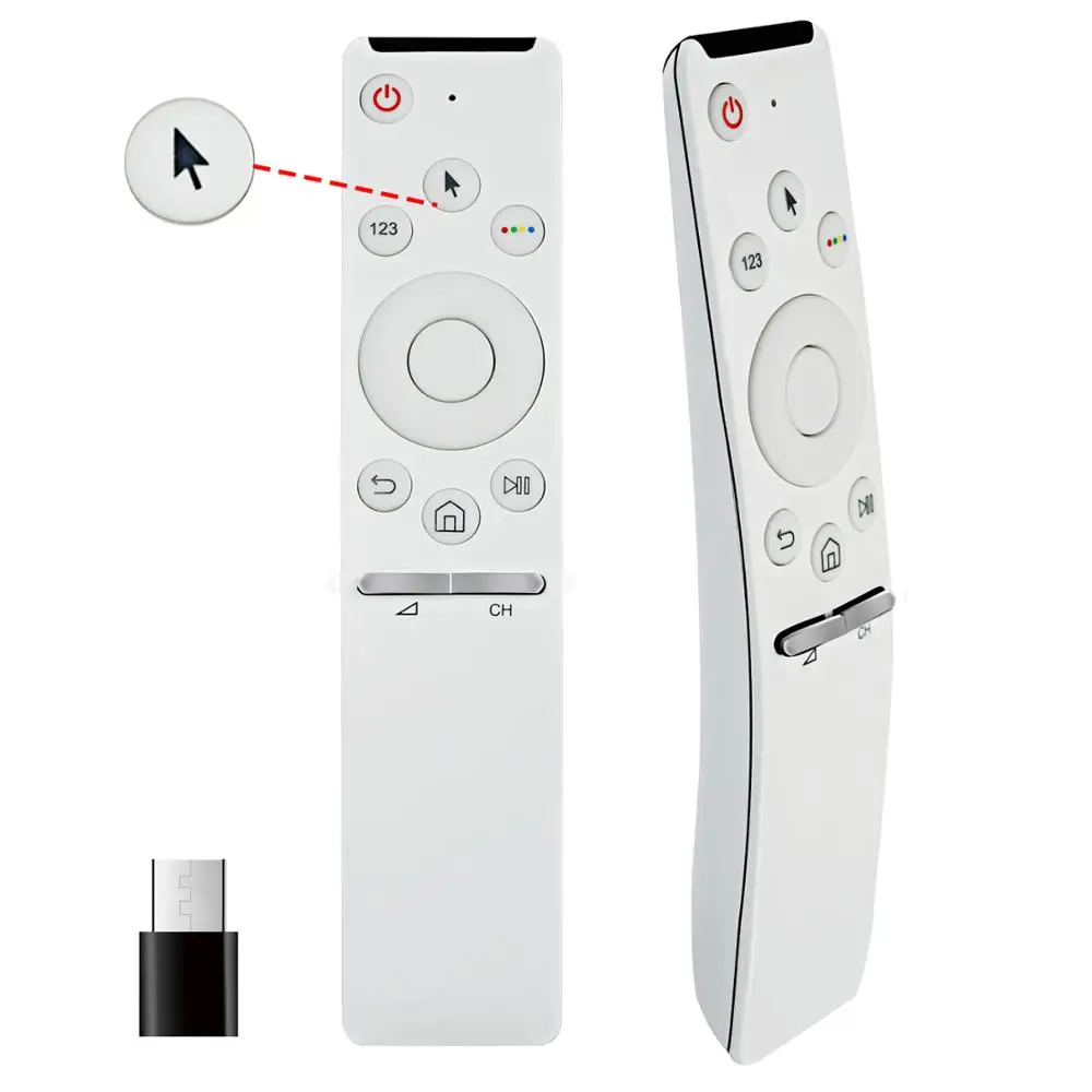 

Universal Replacement Remote Control for Samsung BN59-01266A BN59-01260A BN59-01241A BN59-01292A/ BN59-01259E 4K UHD 4/5/6/7/8 Series Smart TV UN75MU630D UN40KU7000F UN75KS9000F UN50KU630D With Gyro USB Receiver