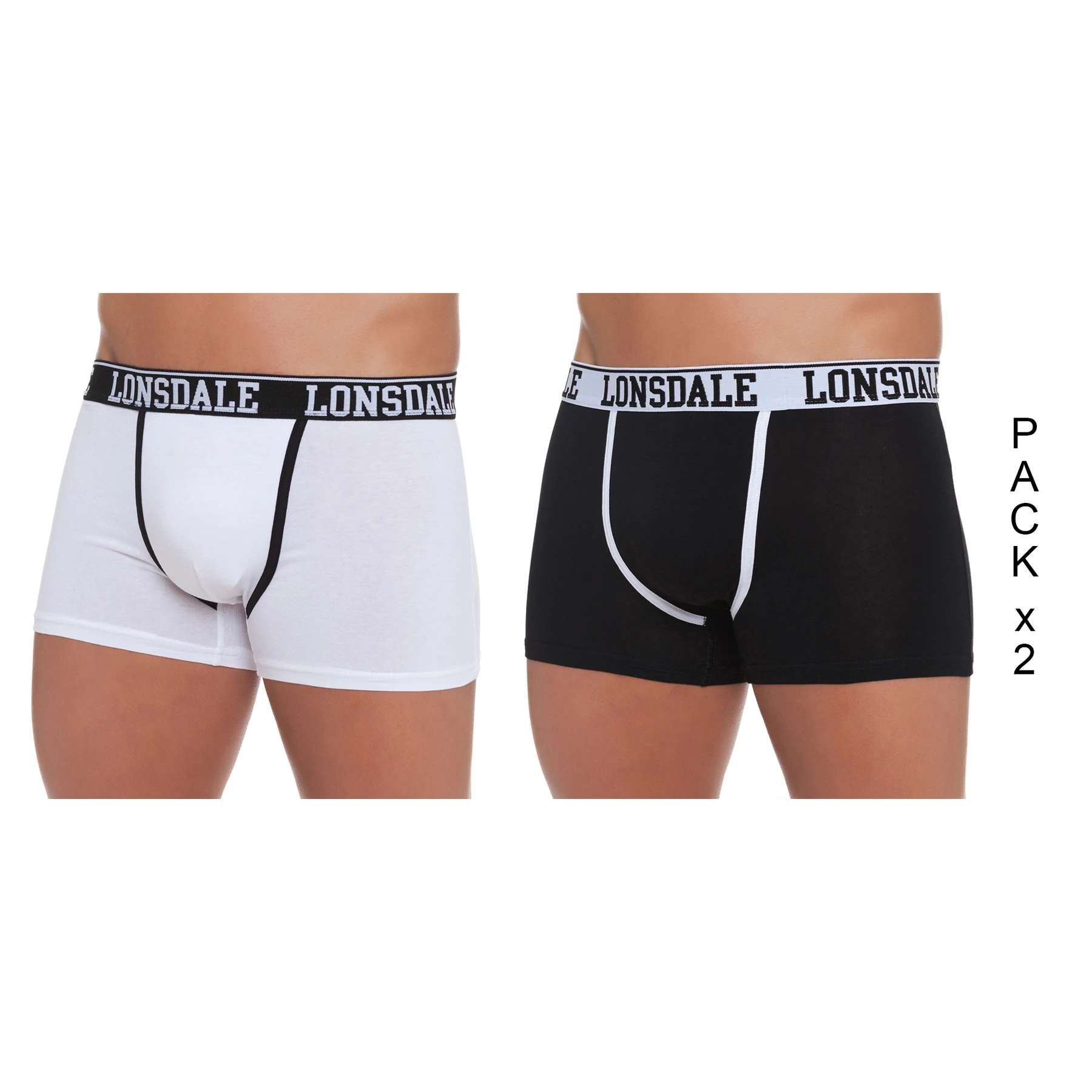 Lonsdale Briefs Boxers For Men's Linnen Inside A Package Two Pairs Calvin