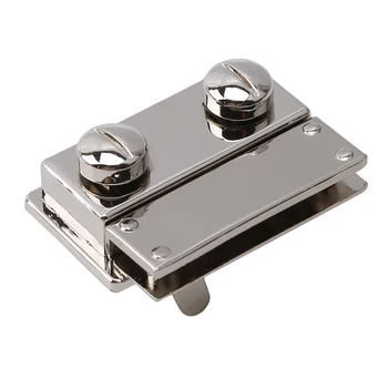 

DIY Handbag Bag Metal Clasp Turn Lock Twist Lock Rectangle Hardware Purse Hardware Closure Bag Parts Accessories