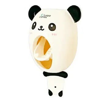 

Creative Lazy Automatic Toothpaste Cute Cartoon Children Squeeze Toothpaste Toothbrush Holder Toiletries Set