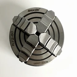 SANOU – mandrin de tour à 4 mâchoires K72 80, manuel de marque, indépendant, accessoire, avec réduction 