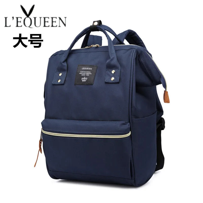  Backpack New Style Waterproof Oxford Cloth Backpack Simple Student School Bag Stylish Large Diaper 