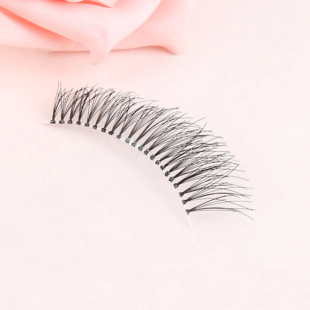 ELECOOL Soft 5Pairs/set Handmade Fiber Eyelashes Extensions Long Cross Thick Fake False Eye Lashes Maquiagem Cosmetic Tool