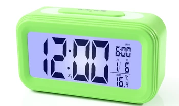 

Multi Function Electronic Led Alarm Clock Creative Mute Square Shape Luminous Clock Relogio Digital De Mesa Houseware OO50AC