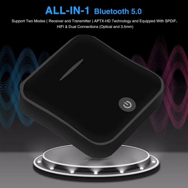Bluetooth 5,0 передатчик приемник CSR8675 APTX HD LL Bt аудио музыка беспроводной USB адаптер 3,5 мм 3,5 AUX Jack/SPDIF/RCA для ТВ ПК