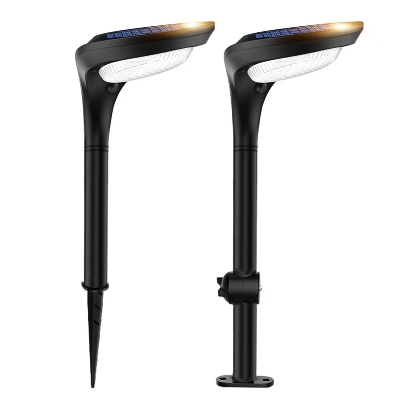 Top-12 LED Outdoor Solar Lights Waterproof Flood Landscape Lamps Path Light for Yard Garden Patio Porch Pool Driveway Pathway 2