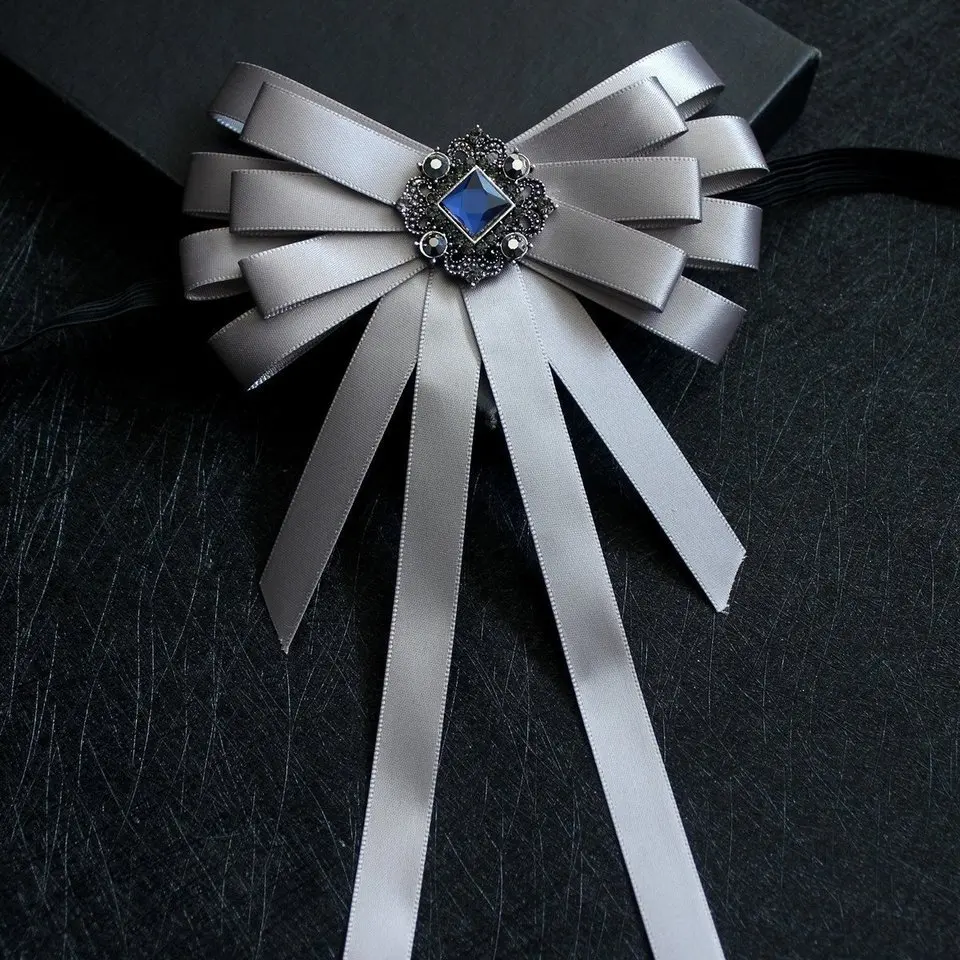 I-Remiel корейский Ретро многослойный галстук-бабочка для мужской школьной формы Воротник булавка модный галстук-бабочка женская одежда аксессуары