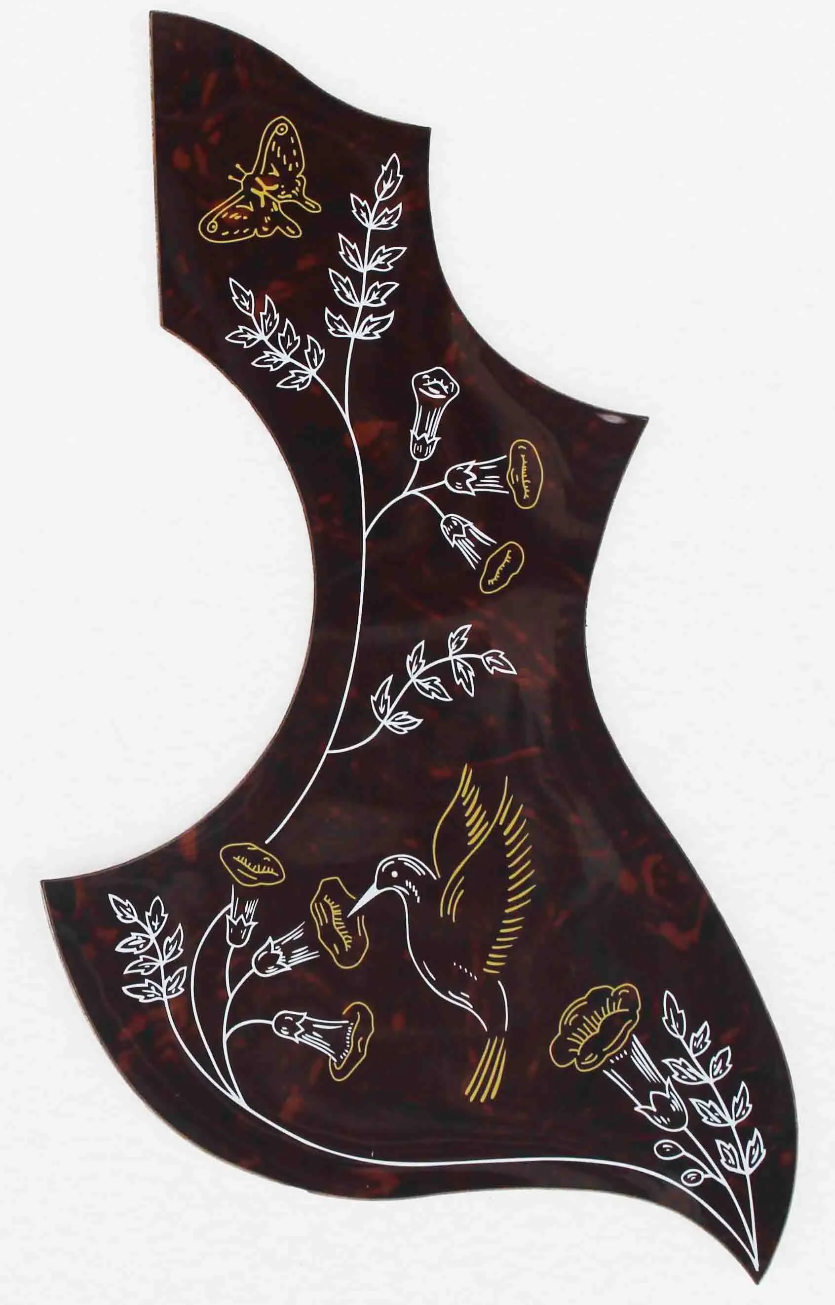Model A right hand 41 дюймов 2 мм целлулоид ушка декор Акустическая гитара pickguards - Цвет: Model A right hand