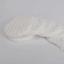 60 шт./упак. губка для макияжа яркие Гламурные круглые ватные диски Мягкий очищающий макияж Чистый хлопок для удаления нарезанных волос инструмент для ухода за кожей лица