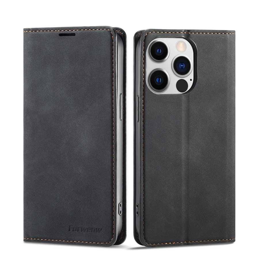 Business Magnetic Flip Leather Card Slot Wallet Case Cover For iPhone 13 12 11 Pro Max XS Max XR X 8 7 6S 6 Plus SE2022 5 5S SE iphone 12 pro max wallet case