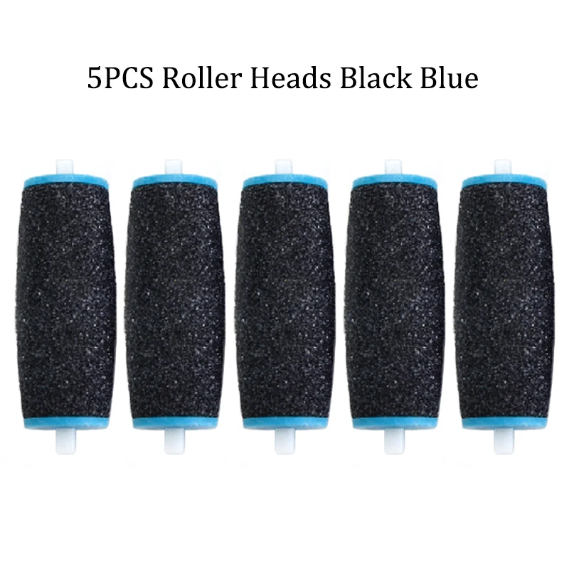 5PCS Black Blue Электрические педикюрные инструменты инструмент для ухода за ногами Жесткий сухой мертвой кожи кутикулы Remover Педикюр Уход Шлифовальные электрической шлифовальной пилки для ног на коже - Цвет: 5PCS Black Blue
