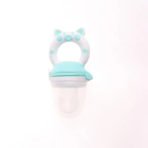 YON010D Infant Fruit Feeding Nibbler Newborn Baby Pacifier Silicone Food Supplement Feeder Pacifier Chewable Teether YON010 - Цвет: YON010D