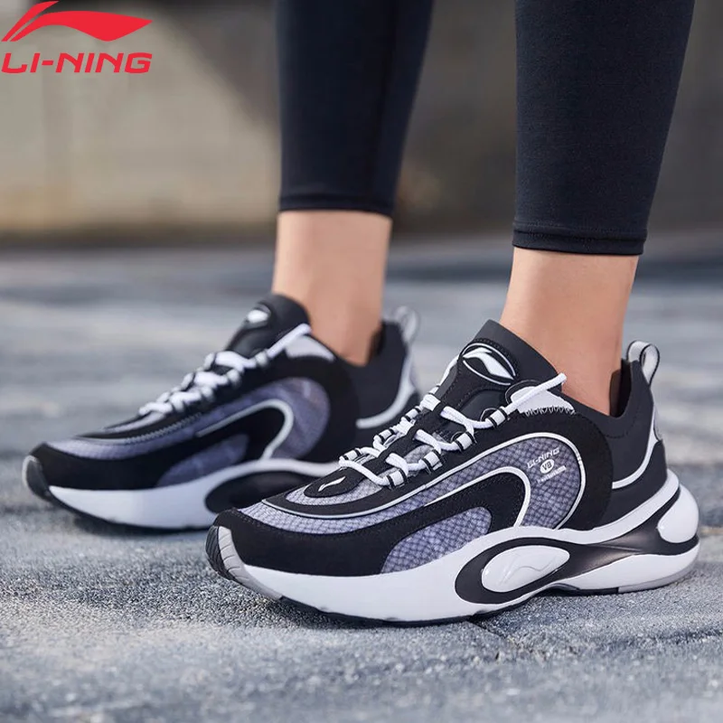  Li-Ning мужские кроссовки V8 на подушке LN CLOUD LITE в стиле ретро с дышащей подкладом li ning спортивная обувь для папы ARHP093 XYP913 