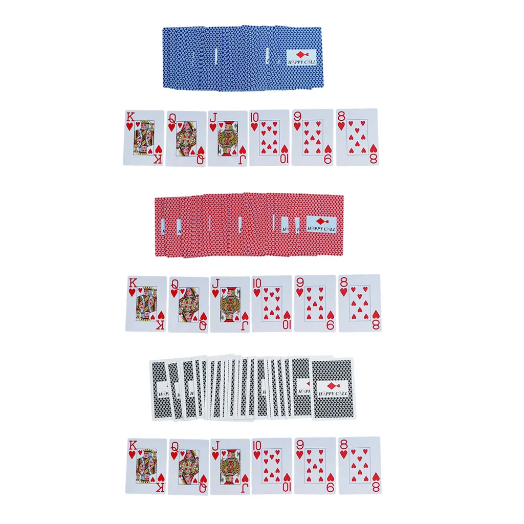 Professional Poker Playing Cards, Waterproof Deck Poker Card with Plastic Box, Perfect for Party and Game