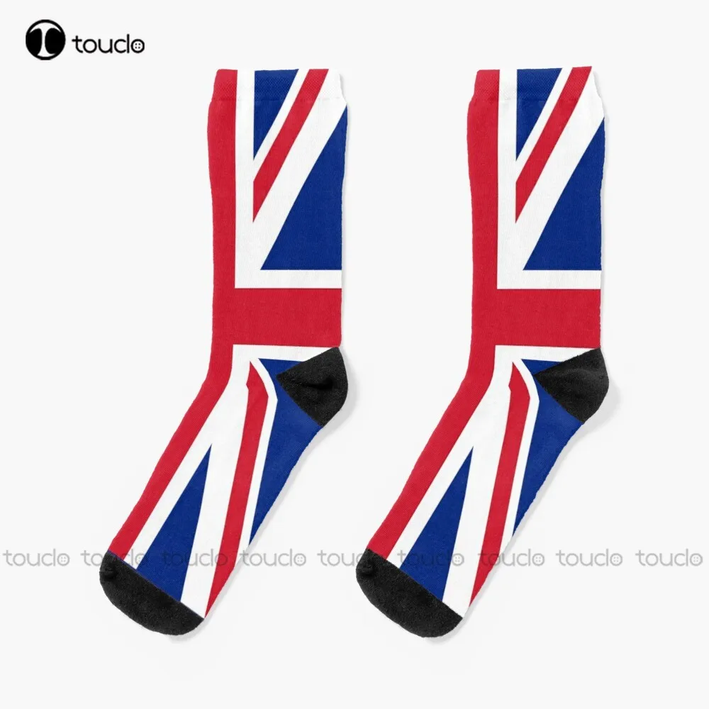 

Union Jack Of England Socks Long Socks For Men Personalized Custom Unisex Adult Teen Youth Socks 360° Digital Print Funny Sock