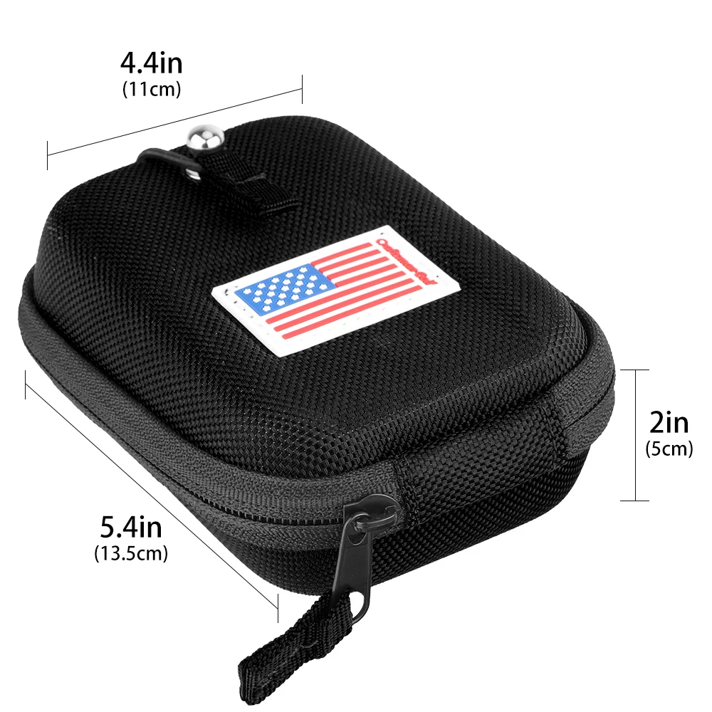 Golf Rangefinder Hard Case Cover with Carabiner Clip Compatible with Most Model