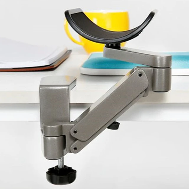 Portable Arm Rest Support for Desk Ergonomic Adjustable Computer Armrest  Bracket for Desk Chair Mount Keyboard Tray Arm Rest - AliExpress