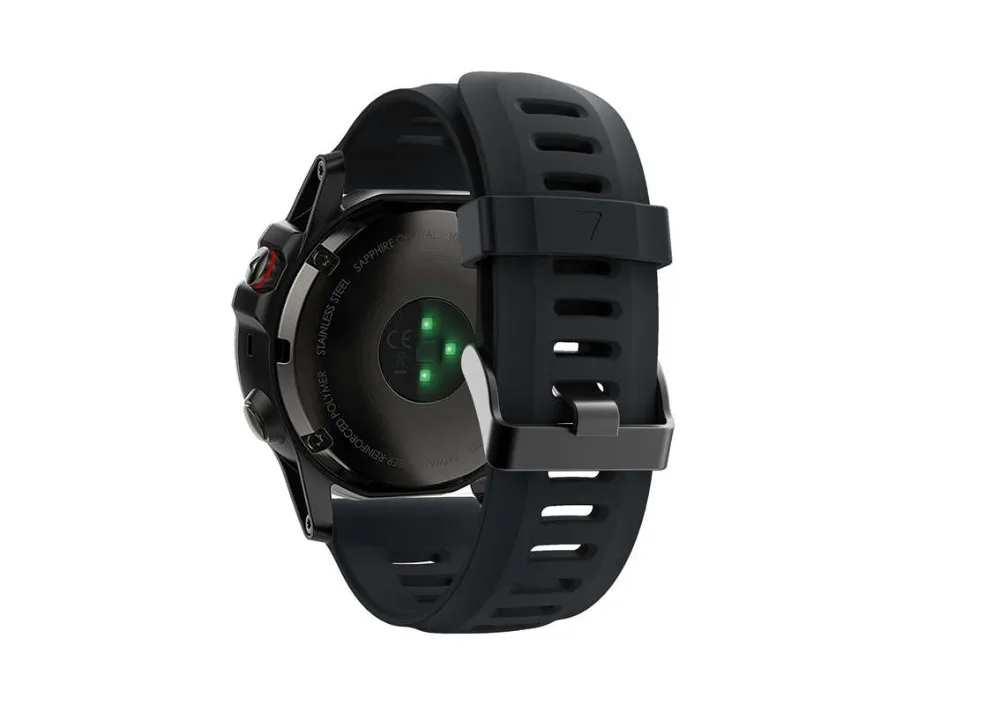 Красочные 26 мм ширина открытый спортивный силиконовый ремешок для часов Замена браслета часы для Garmin Fenix 3 HR часы