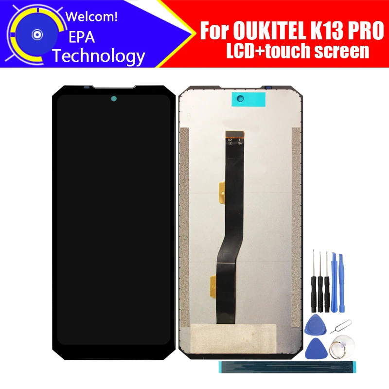 6 41 дюймов OUKITEL K13 PRO ЖК дисплей + сенсорный экран дигитайзер сборка 100% Оригинальный