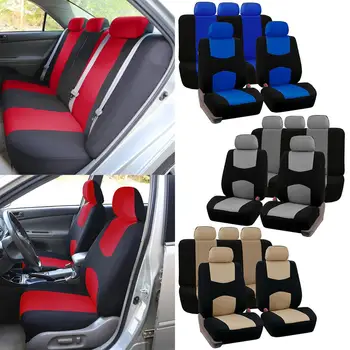

9Pcs /Set Front Rear Universal Car Seat Covers Auto Car Seat Covers Vehicles Accessories