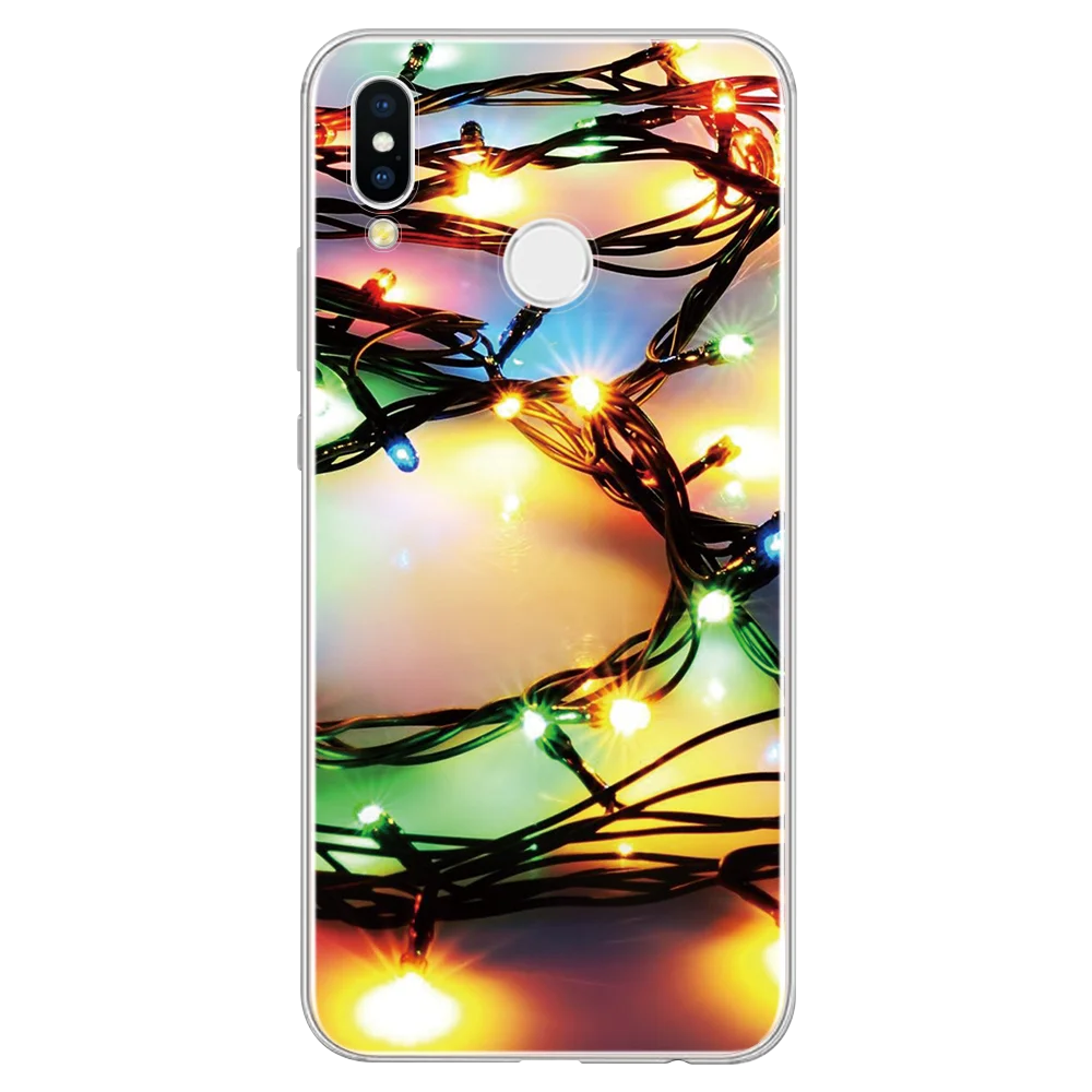 Чехол С Рождеством для Huawei Honor 9X8X6X7X7 S 7C 7A 9i 10i 20i 9 10 20 Lite Pro Play 8A View 20 10 TPU Новогодний подарок