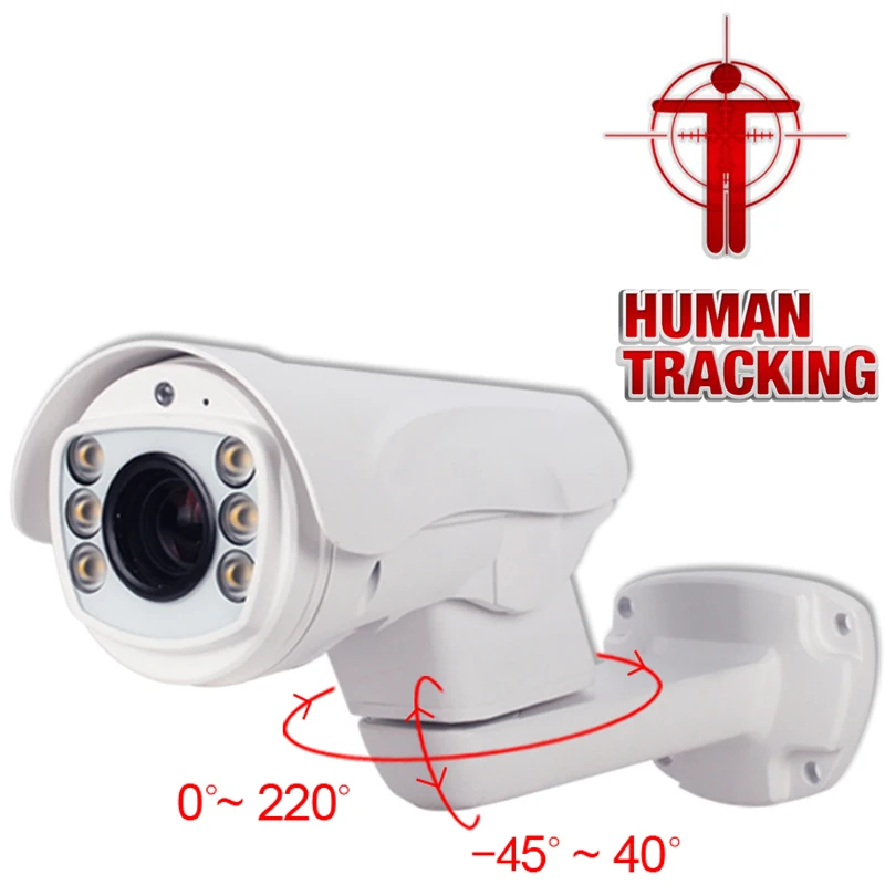 Авто слежение PTZ IP камера Onvif 1080P IP PTZ пуля камера IP66 водонепроницаемый ночное видение IP камера наружного P2P наблюдения