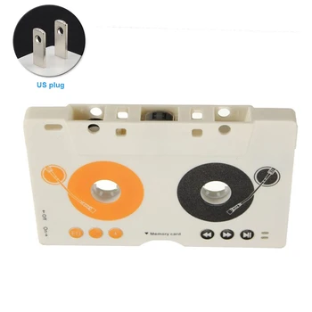 

MP3 USB Audio Portable Tape Adapter Car Cassette Player Kit Remote Control Automatic Music Professional Stereo MMC Vintage