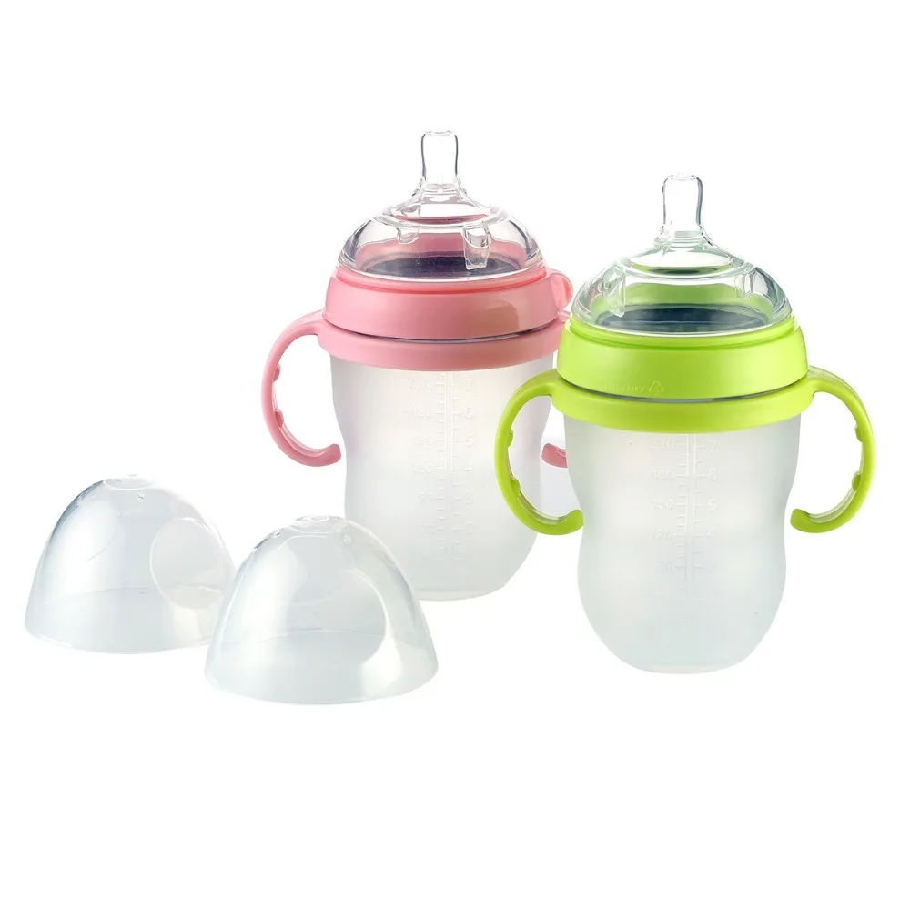 Feeding Bottle Bottle Grip Handle New PP Bottle Handles for comotomo silicone baby bottle Pack of 2