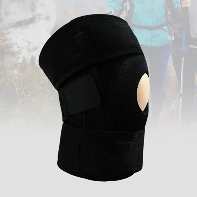 Newest ArrivalBreathable Knee Sleeve Wrap Dual Springs Support Leg Protective Belt Protector For Runnning Fitness Sportswear Acc