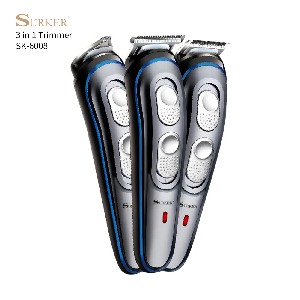 Surker SK-6008 машинка для стрижки волос три в одном Электрический фейдер/моделирующий триммер/бытовой парикмахерский только машинка для стрижки волос