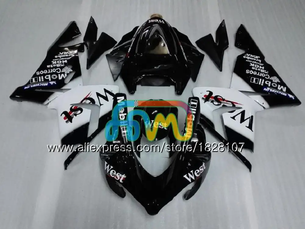 Корпус для KAWASAKI ZX 1000 CC ZX 10 сотрудников отдела исследований ZX-10R 04 05 15BS. 0 ZX1000CC 1000CC ZX 10R ZX10R 04 05 2004 2005 обтекатель комплект красный черный - Цвет: No. 11