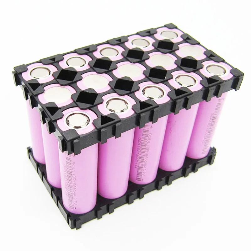 2PCS 3x5 4x5 Holder 18650 Cell Spacer Battery Radiating Shell Pack Plastic Heat Bracket Box Case 18650 DIY 2PCS 3x5 4x5 Holder 18650 Cell Spacer Battery Radiating Shell Pack Plastic Heat Bracket Box Case 18650 DIY