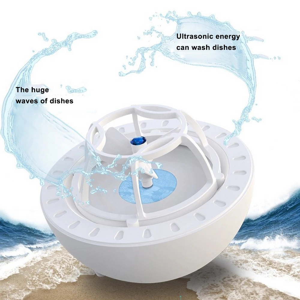 

Mini Dishwasher Portable Dish Washer USB Charging Kitchen Fruit Vegetable Washer High Pressure Water Cleaner Red