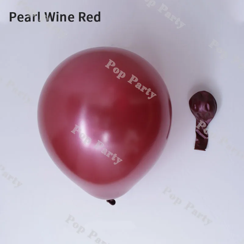 vinho vermelho rosa ouro branco balões para