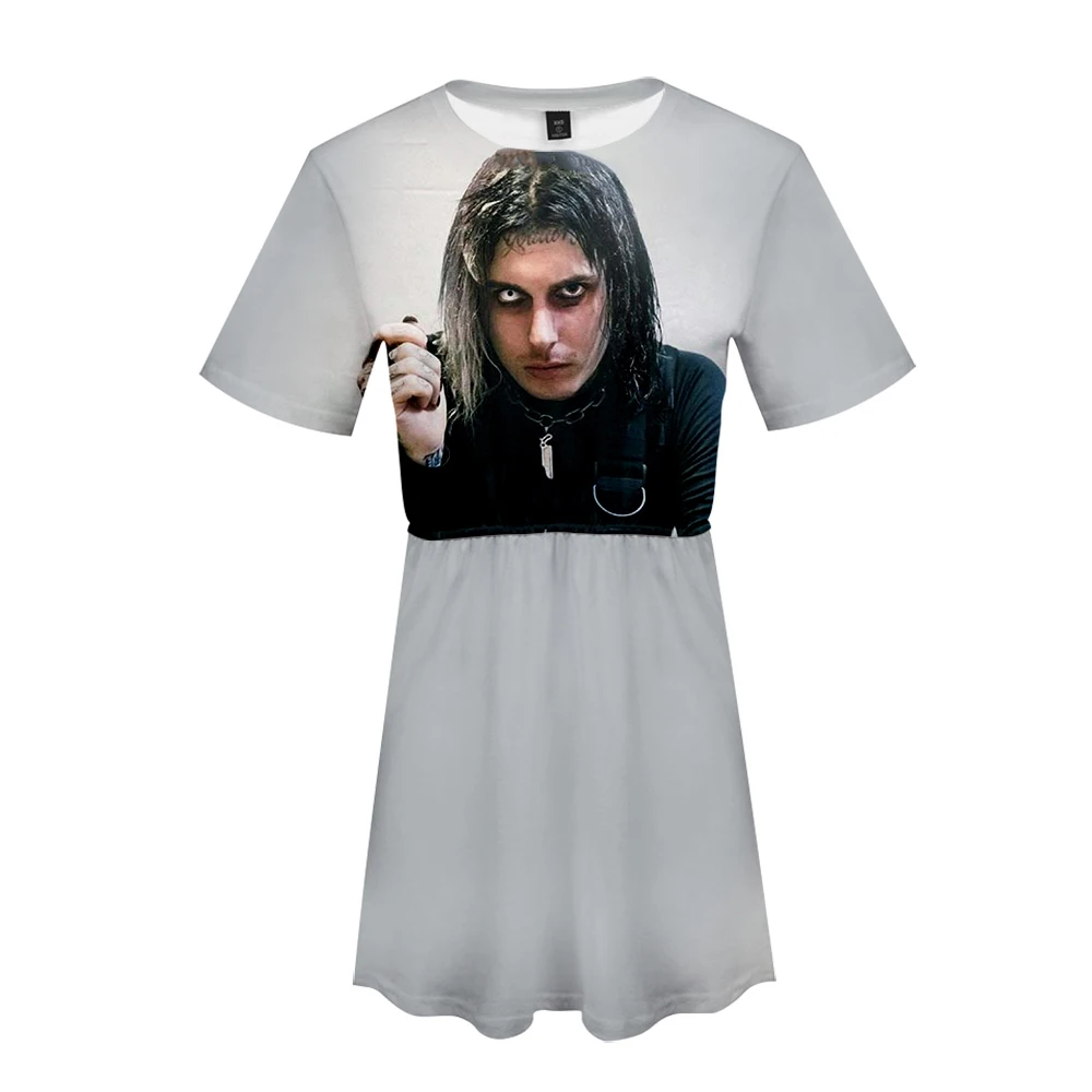 Ghostemane женское платье с 3D принтом, модные летние платья с коротким рукавом, Новое поступление, горячая Распродажа, Повседневная Уличная одежда