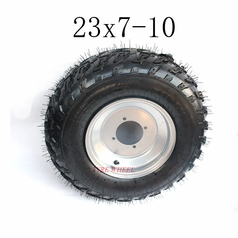 Картинг детская коляска ATV UTV 22X7-10 дюймов бескамерное колесо шины с ступица из алюминиевого сплава
