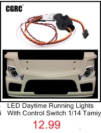 DishyKooker RC Truck Metal Rear Bumper for 1//14 Tamiya RC Truck Benz Man Scania Accessories