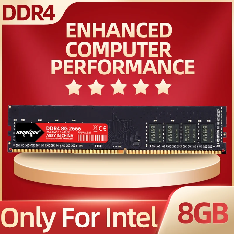 Модуль памяти heoriady ddr4 8 Гб 2666 2400 2133 МГц для intel материнского